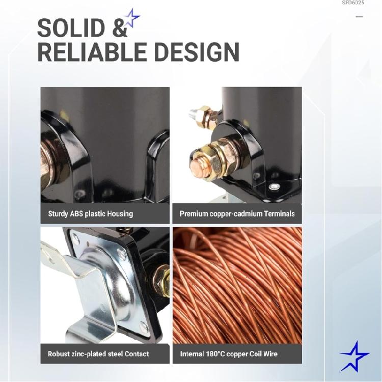 Reliable 12V Starter Solenoid Relays Oil Resistant Solenoid Transmit for Car 8N11450 Designs With Heat Resistant Coils