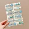 5Pcs Y2K Style Shell Starfish Hair Clips Sweet Mermaid Hairpins Kawaii Girls Hair Accessories for Street Snap Dating Wear