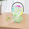 Astronaut Mini Fan USB Rechargeable Spaceman Small Desktop Fan 3 Speeds Cooling Personal Fan for Home Office Travel Dormitory