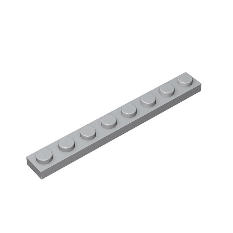 Rainbow Pig MOC Particles 3460 Plate 1 x 8 Brick Parts Building Blocks Particle DIY Kids Brain Game Assmble Toy Birthday Gift