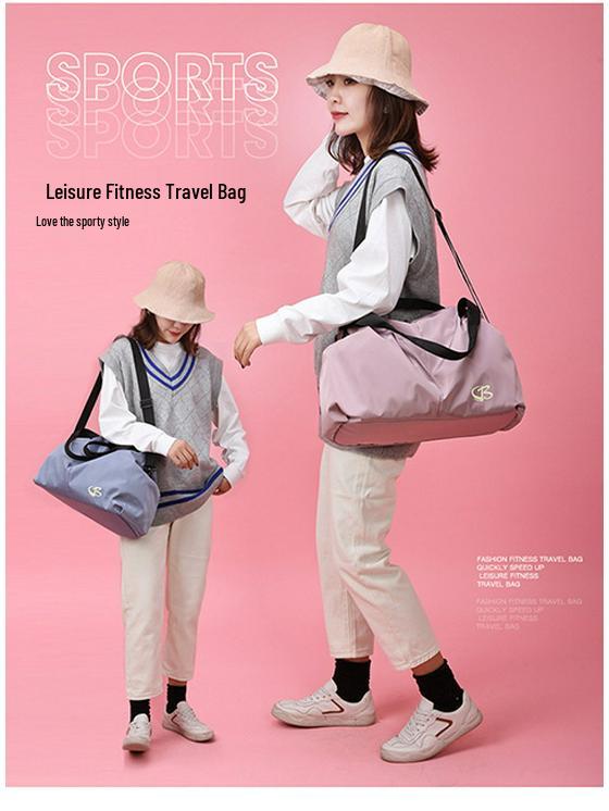 Damen Leichte Yogatasche - Nass-/Trocken-Trennung, Handheld, Großes Fassungsvermögen für Sport & Kurztrips