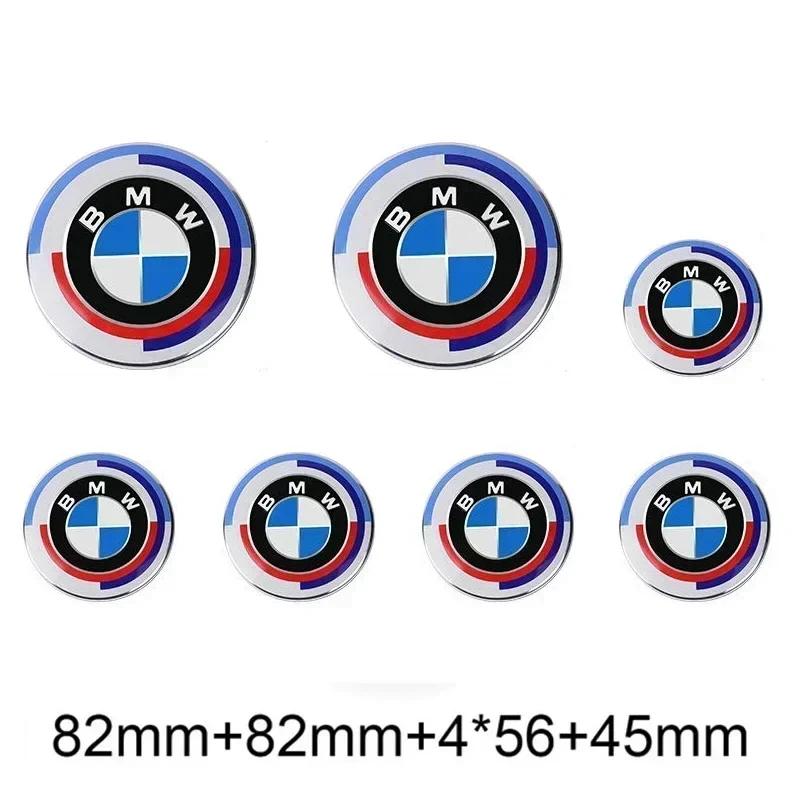 For BMW G30 7Pcs Car Hood Front Rear Trunk Emblem Badge For BMW E36 E46 E53 E90 E60 E93 E87 G01 G20 X3 X5 F30 F20