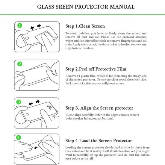 Huawei P20/P10/P20 Pro/P20 Lite 10V/Nova 2 için Temperli Cam Ekran Koruyucu