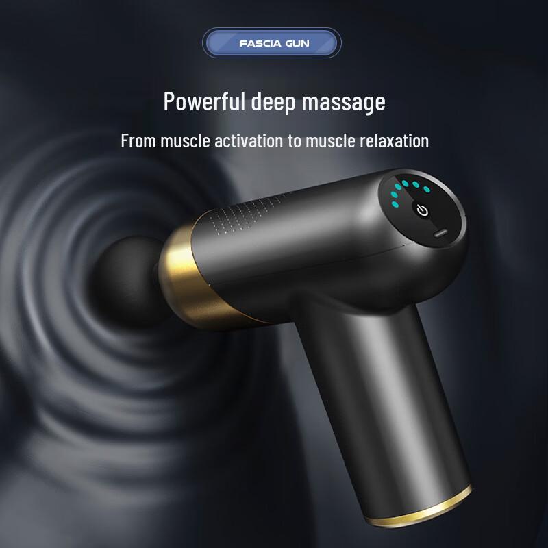 Mini Portable Silent Fascia Massage Gun CN Plug (adapter Included)