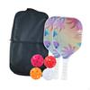 Pickleball Paddle Set Portable Racquet for Adults Training Device