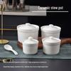 Premium Ceramic Double Boiler Stew Pot Set