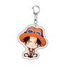 Layer One Piece Acrylic Double-Sided Luffy Keychain Anime Backpack Pendant