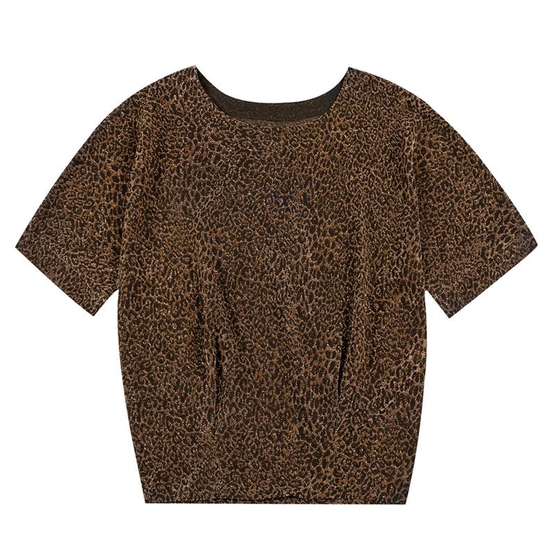 Elegante glitrende topper for kvinner, sommer skjorter og bluser, mote damebluser, stilige skinnende paljetter, avslappet bluse