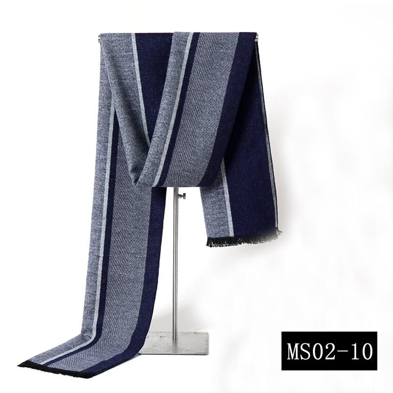 New Fashion Plaid Men Scarves Autumn Winter Pashmina Thick Warm Cashmere Scarf Men'S Business Long Wraps Classic Shawl