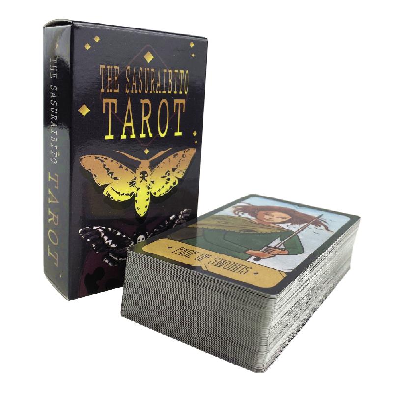 Колода карт Таро Сасураибито Английские настольные игры для вечеринки Настольные Оракул Развлекательная версия