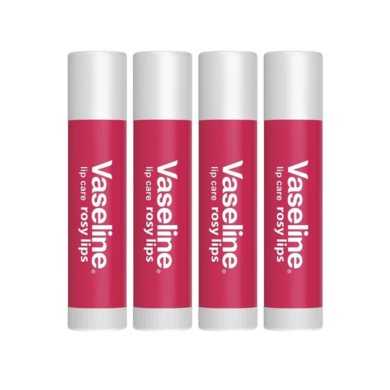 Vaseline Repairing Lip Balm Rosebud (4-Pack)