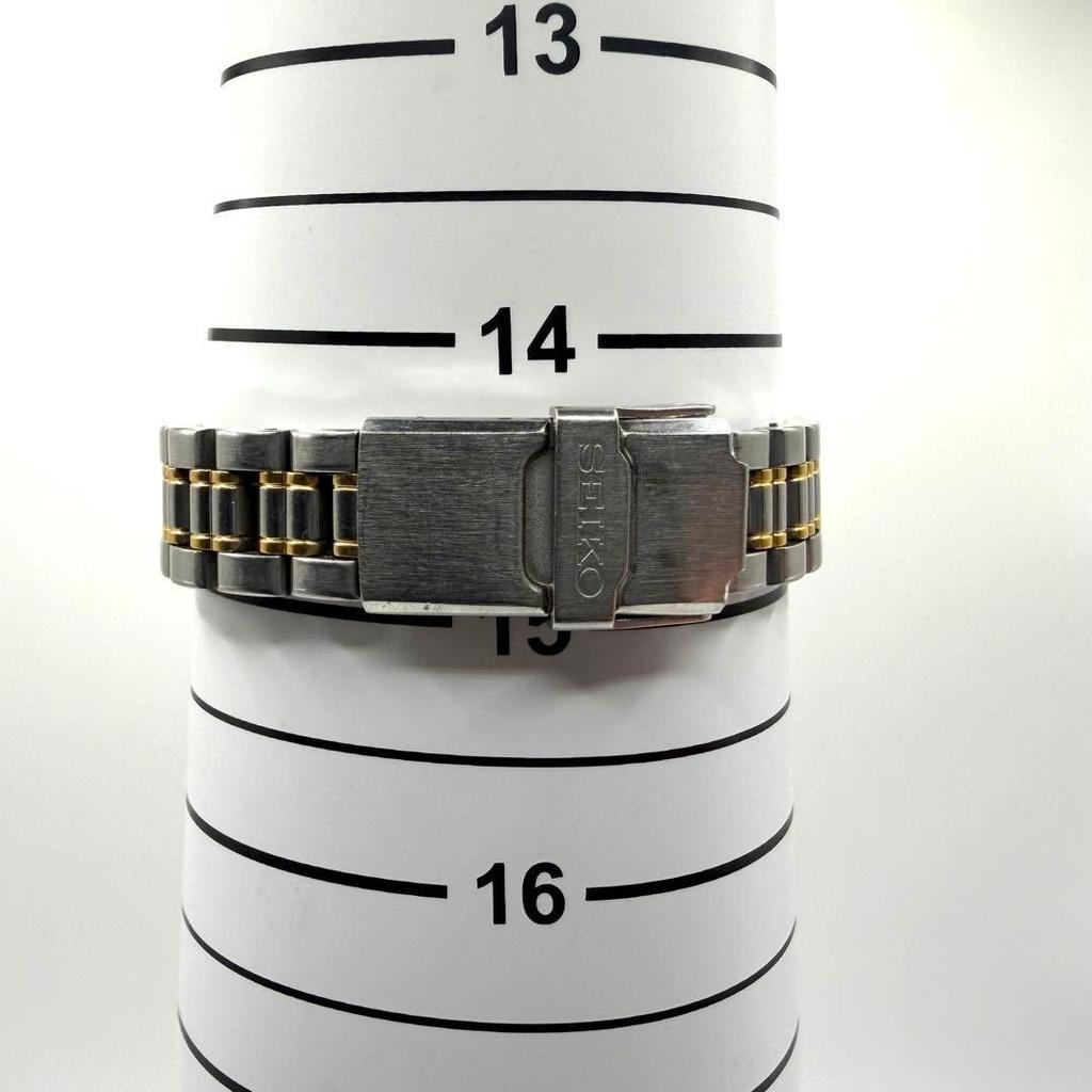 Slightly flawed SEIKO Date SCUBA Diver 200m Scuba Gold and Pink Watch Ladies' Watch, Seiko, Dial, Two-Tone Diver's