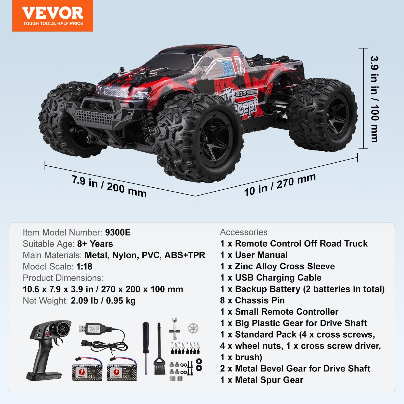 

SucceBuy 1:18 40KM/H36 RC Car High Speed Drift 4WD Racing Off Road Remote Control Car Monster Truck Toys for Kids Christmas Gift