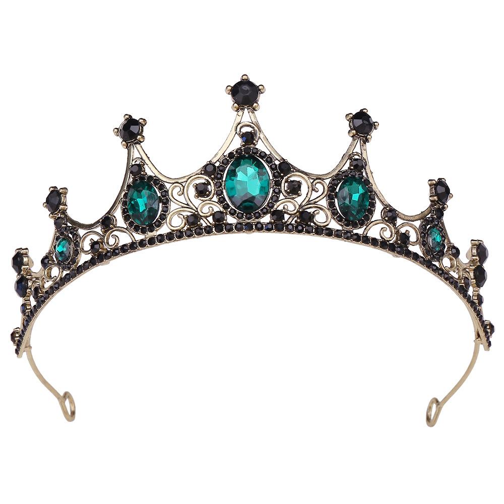 Neue Brautkopfbedeckung, exquisite Strasskrone Braut Prinzessin Krone Hochzeitszubehör Krone Haarschmuck