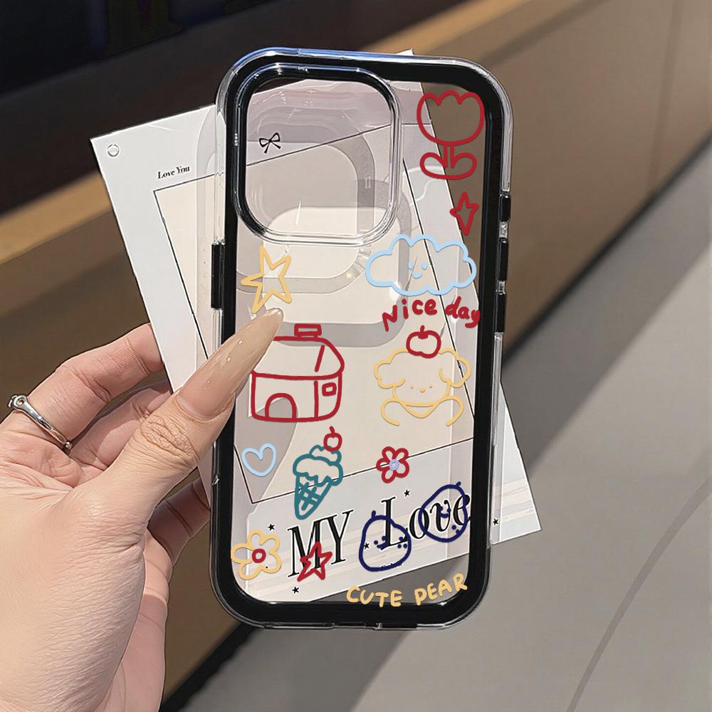 Painted Phone Case for iPhone 17 11 12 13 14 15 16 iPhone 17 12 13 14 15 16 Pro 17 12 13 14 15 16 Pro Max  High Quality Painted Animal Cute Phone Case