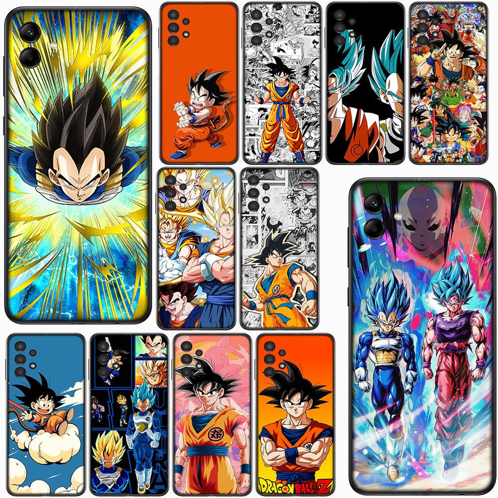 Cover for Samsung Galaxy S25 S24 S23 Fe Ultra Plus S7 Edge A05 A06 A16 A15 A35 Phone Case Super Vegeta Dragons Gokus Balls Z
