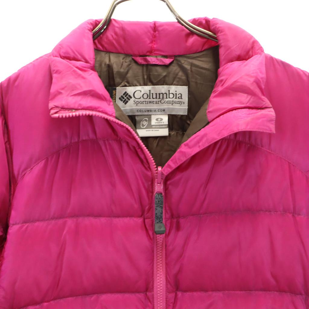 Columbia Down jacket S pink Outdoors Women Used