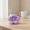 Makeup Brush Bin Puff Flower Pen Holder Cherry Blossom Ornament  Home Table Settings