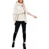 Oversized Turtleneck Sherpa Fleece Sweatshirt,Loose Long Sleeve Warm Teddy Coat Pullover Top,Soft Fluffy Casual Outerwear for Multi-color Outfits