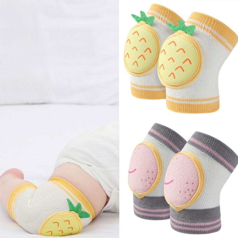 1 Pair User  Friendly Baby Knee Protective Sleeves Kneepads For Indoor Play Crawling Practice And First Step Safety