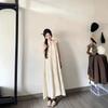 New Chinese sleeveless neck vest dress for children's summer new French small holiday dress
