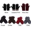 7 Colors Pleuche Autumn Winter Warm Gloves Mittens Full Finger Velvet Full Finger Gloves
