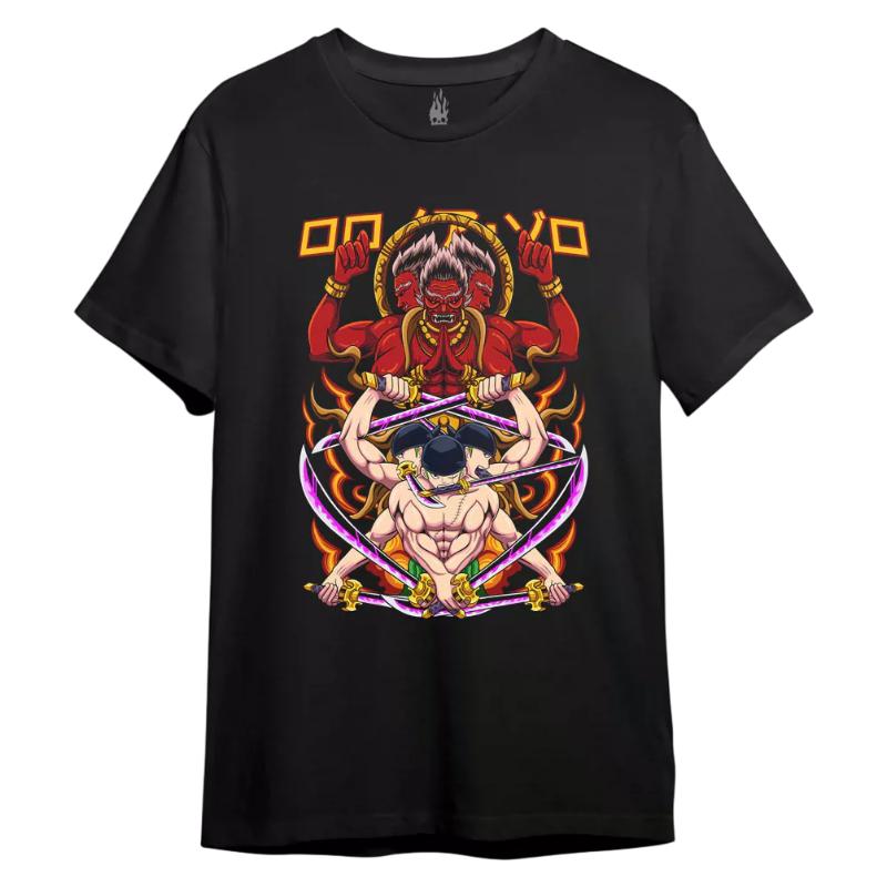 One Piece Retro Comic Art TShirt Men Women Oversized Cotton Anime Graphic Tee Casual Streetwear Short Sleeve Crew Neck Top