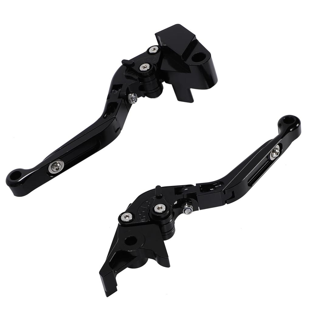 Nakira Brake and Clutch Lever Set for Zephyr Balios and Estrella 650 W800, ZZR250, 400, ZRX400, II, (Black)