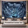 Personalized Name Designs (23) Theme Custom Tapestry Personalized Custom Name Text Wall Hanging Tapestry Home Decor Background Cloth