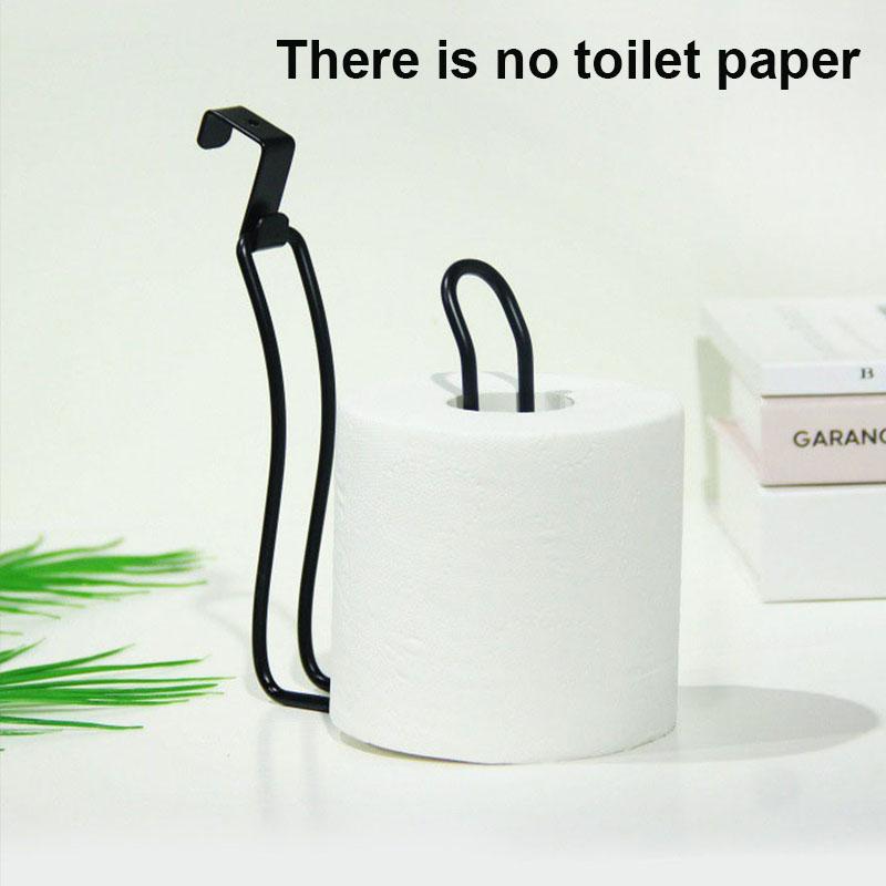 Over The Cabinet Door Paper Towel Holder Stainless Steel Hanging Toilet Roll Holder For Kitchen Bathroom No Drilling