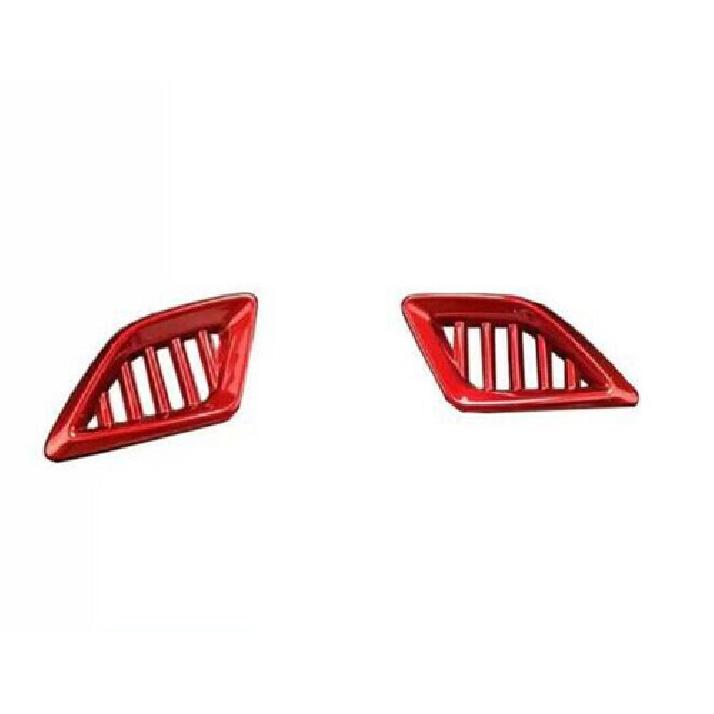 Glossy Red For Honda Accord 18- Dash Center Console Air Outlet Vent Cover 5X