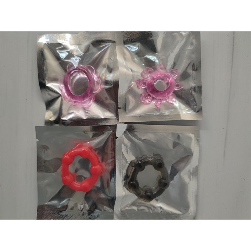 Set de Placer Femenino: Lubricante, Toallitas Retardantes, Spray, Anillo Vibrador, Condón Diente de Lobo y Regalos