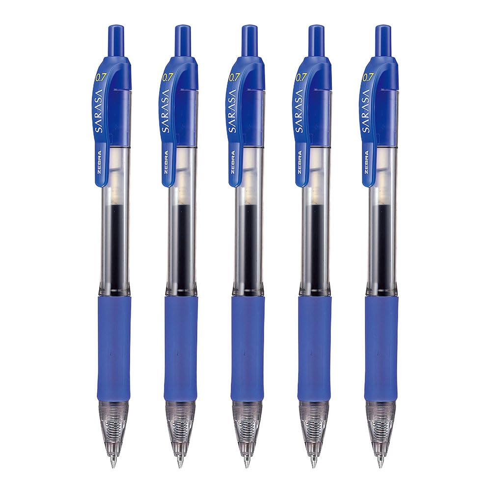 

Zebra Gel Ballpoint Pen Sarasa Blue Set of 5 0.7mm P-JJB3-BL5-AZ