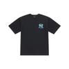 New MLB New York Yankees Basic Collection SS25 T Shirt Unisex Black 3ATSB0653-50BKS
