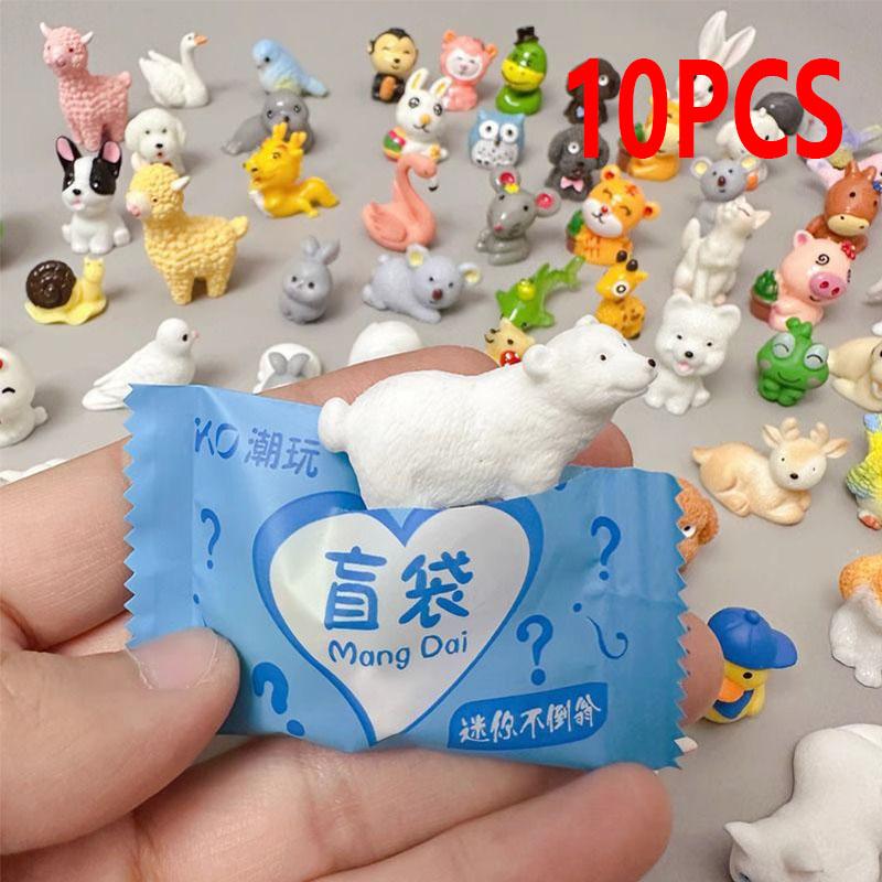 Small Gift Mini Independent Packaging Blind Bag Surprise Kawaii Animal Model Toy Bear Pig Blind Box Birthday Party Favors