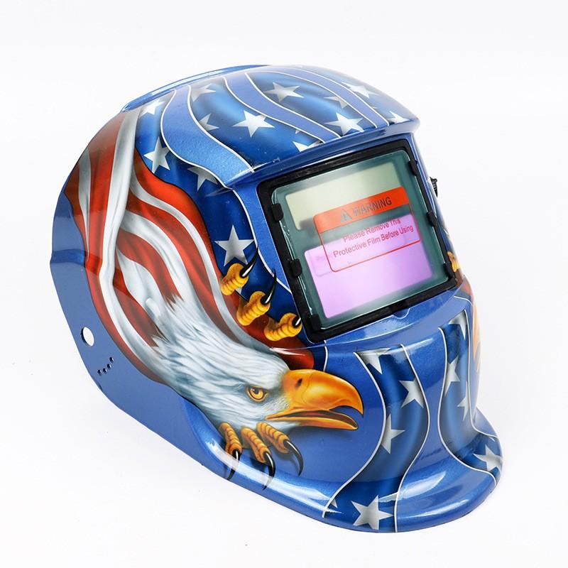 Welding Helmet Flame Resistant Function Protection Welding Mask with Glass Lens Automatic Darkening Welding Protection Mask