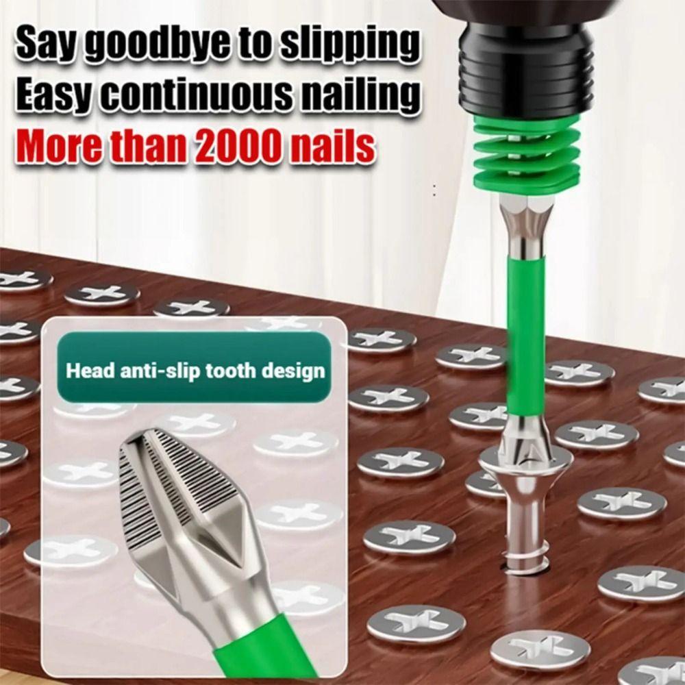 With Spring Spring Screwdriver Bit Magnetic Impact Batch Head  Electric Screwdrivers