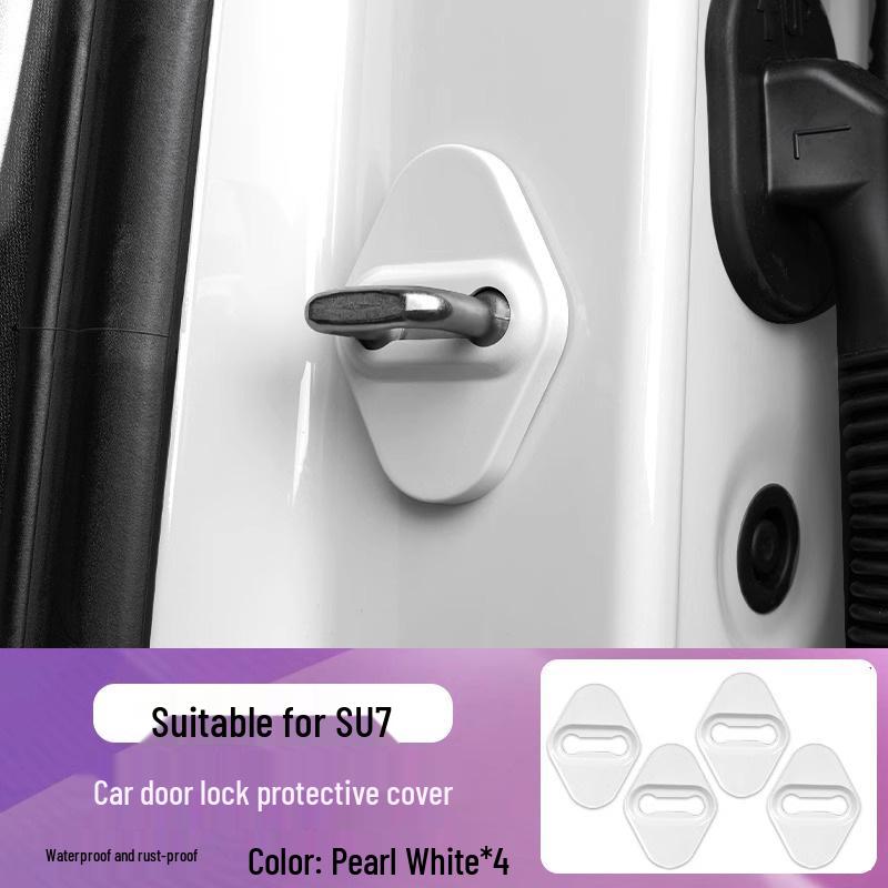 Xiaomi SU7 Car Door Lock Protection Cover: Rust-Proof ABS Buckle and Limiter Accessory