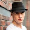 Winter Unifarben Fedoras für Herren Top Jazzhut Erwachsenen Melone Klassische Version Chapeau Hüte
