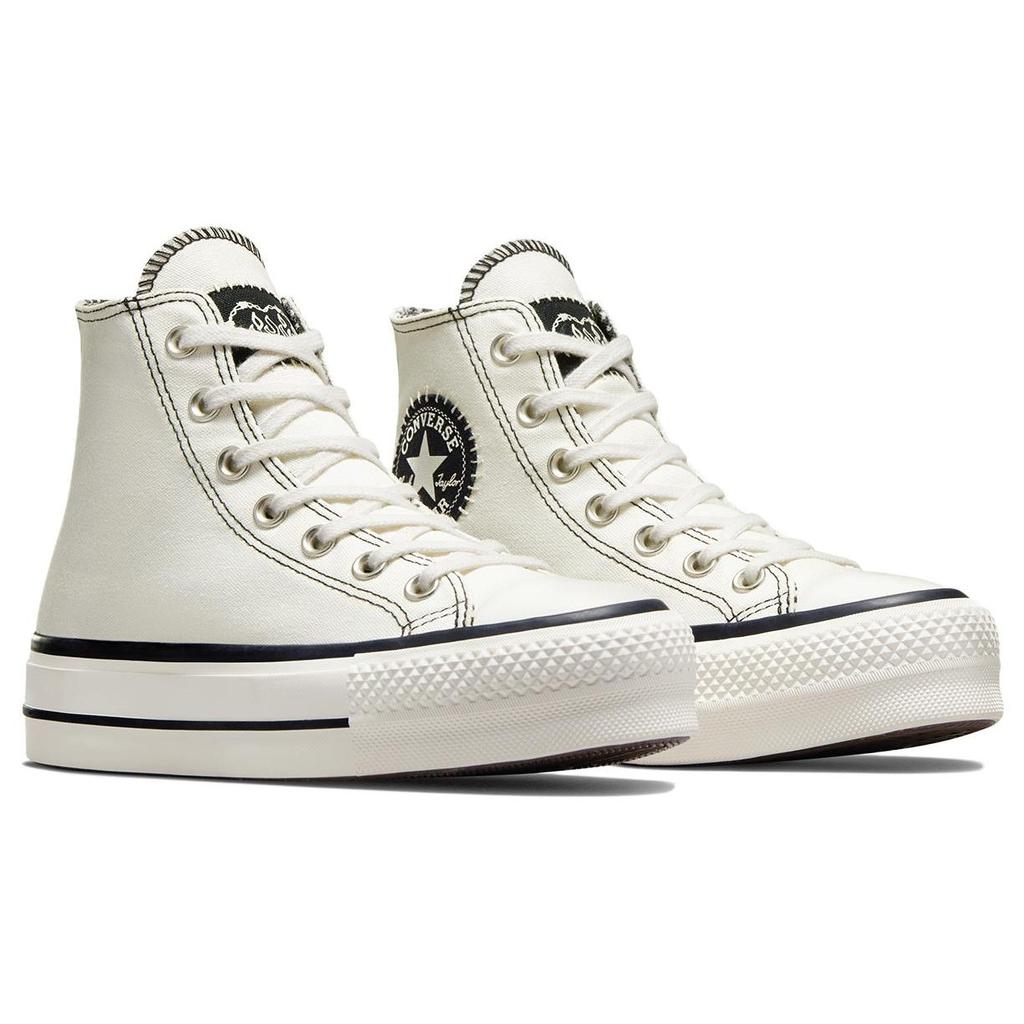Converse Chuck Taylor All Star Lift Plateau Hi Schuhe 'Weiß Schwarz' Damen A07113C