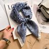 Korean cashew flower silk scarf triangle scarf women's stacking wear accessories jeans belt travel matching shirt scarf headscarf