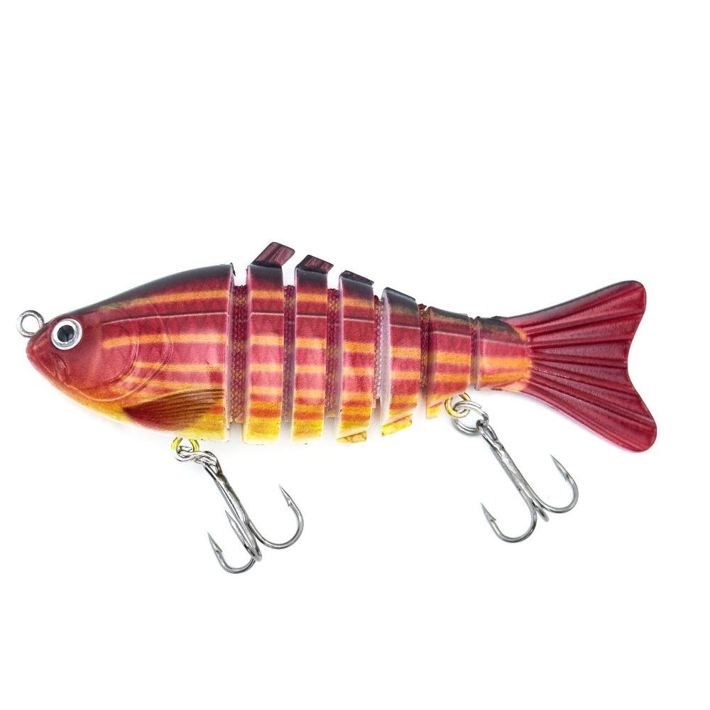 

10cm Length Submerged Fishing Lures 7 Sections Fishing Accessories Sea Fishing SA06