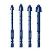 6/8/10/12/14mm Eccentric Drill Bit Precision Drilling High Hardness Triangle Drill Bit Multi-functional Spiral Drill Bit