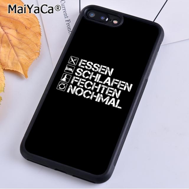 Eat Sleep Fencing Heartbeat Phone Case For IPhone 18 17 Air 16 15 14 Plus 11 12 13 Pro Max Coque Cover Shell