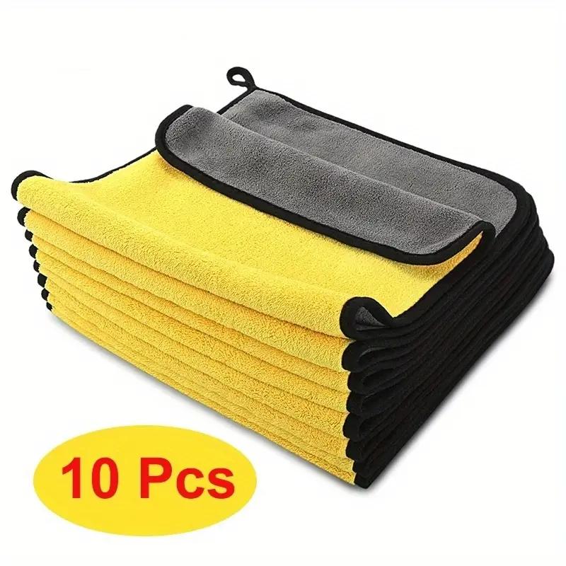 Super Absorbent Microfiber Cleaning Cloth -1/3/5/10 Pack, Multi-purpose Kitchen and Car Towel, Reusable Dust Removal Cloth