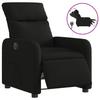 Vidaxl Electric Recliner Armchair, Black, Fabric Upholstered