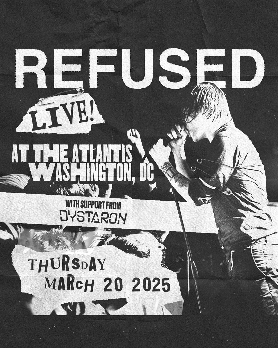 Refused Hardcore Metal Band Graphic T-Shirt Gift FoR Fan BL1001 XL