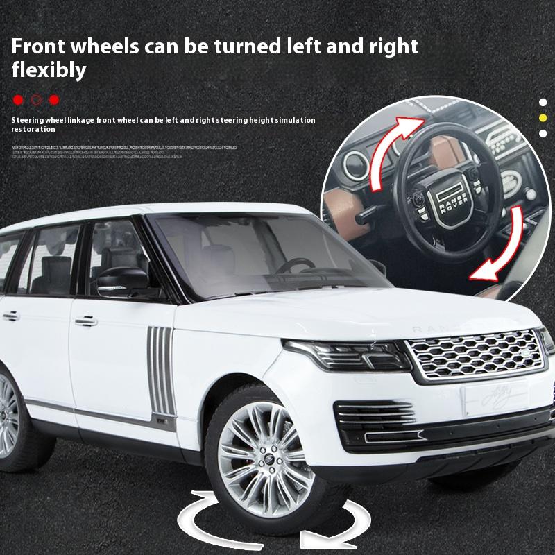 1/18 Land Rover Range Rover SUV Off-road Car Alloy Car Model Children's Boys Toy Car Gift Metal Car Ornaments Decoration