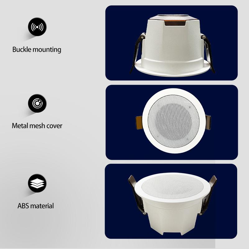 Mini Bluetooth Ceiling Speaker Home Speakers Ceiling Audio Speakers for Ceilings Speaker Systems with High Good Quality Sound