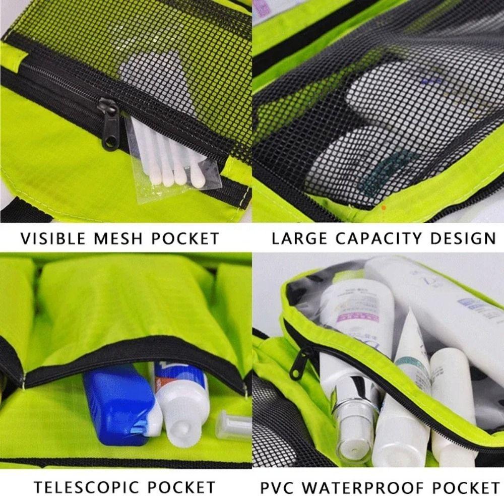 Portable Travel Toiletry Bag Waterproof Makeup Bag Multi-function Wash Organizer Kit Home Supplies